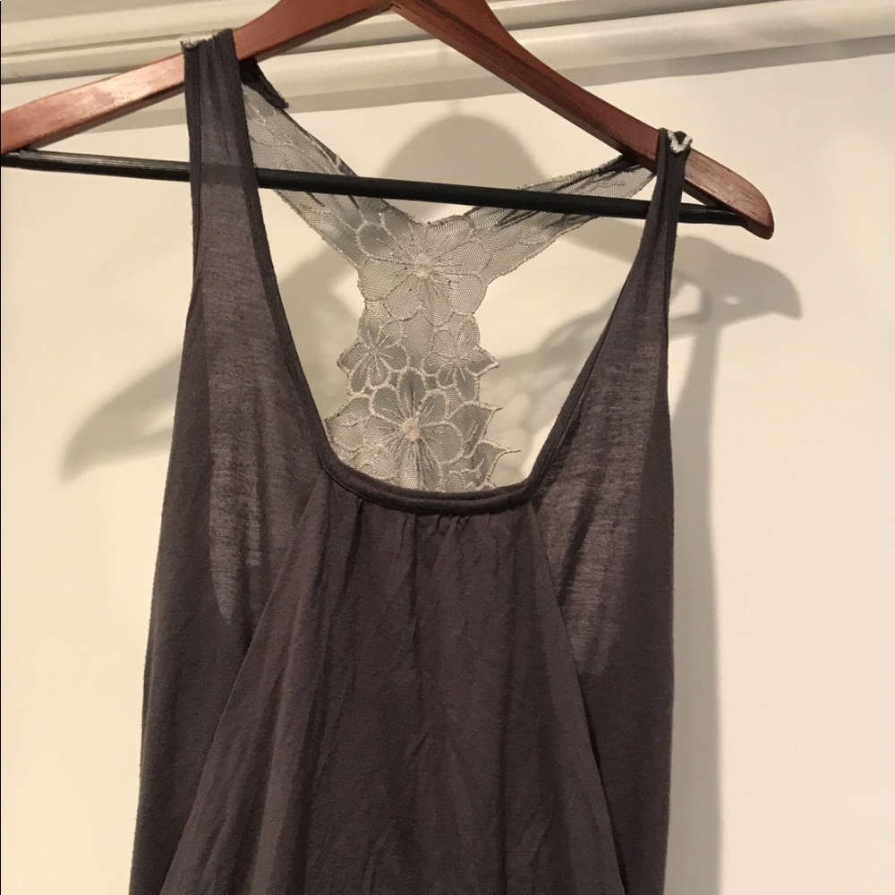 Dark grey tank top
